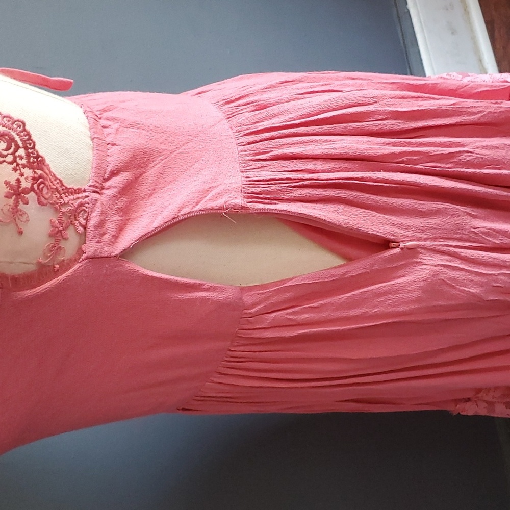 Mia Joy  catrin women pink Barbiecore dress size 12 - Picture 9 of 17